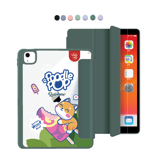 ฝาพับอะคริลิกสำหรับ iPad - Poodle Pop