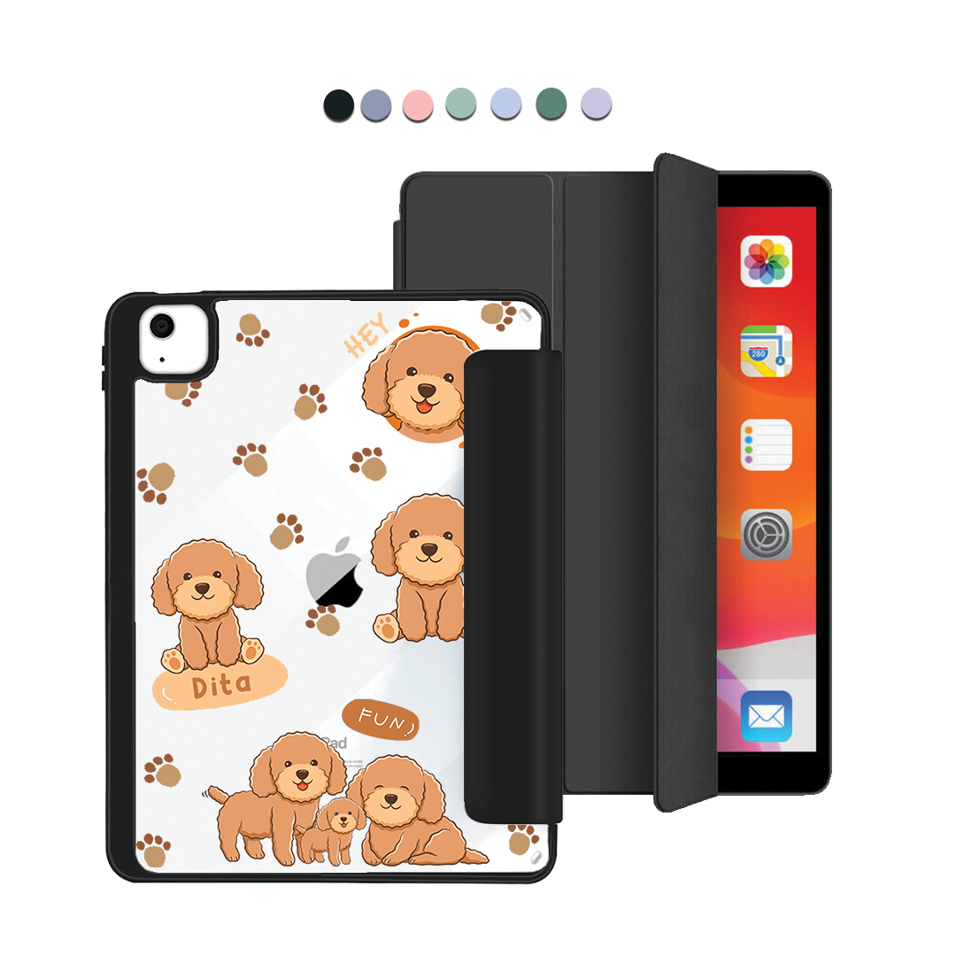 ฝาพับอะคริลิกสำหรับ iPad - Poodle Squad 4.0