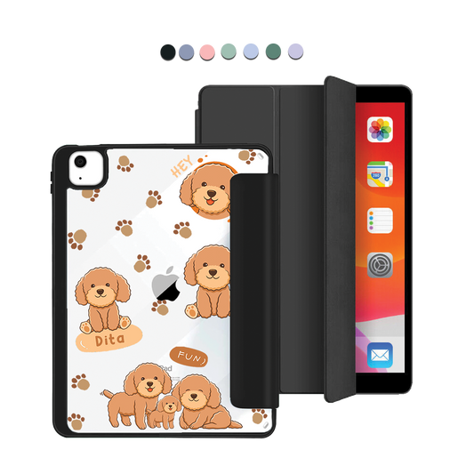 ฝาพับอะคริลิกสำหรับ iPad - Poodle Squad 4.0