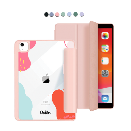 ฝาพับอะคริลิกสำหรับ iPad - สีพริมโรส