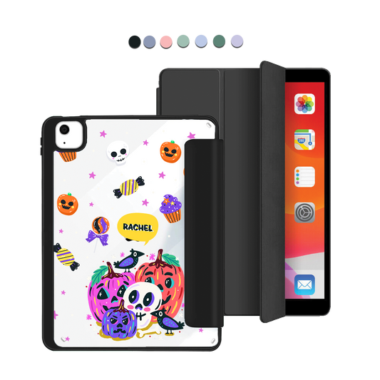 ฝาพับอะคริลิกสำหรับ iPad - Pumpkin Monster