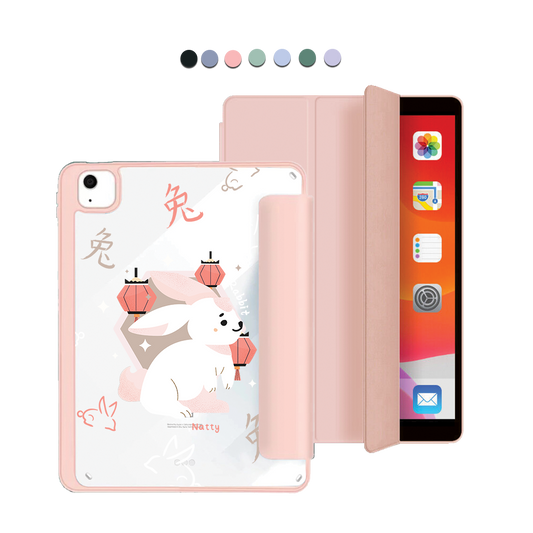 ฝาพับอะคริลิกสำหรับ iPad - กระต่าย (นักษัตรจีน / ชิโอะ)