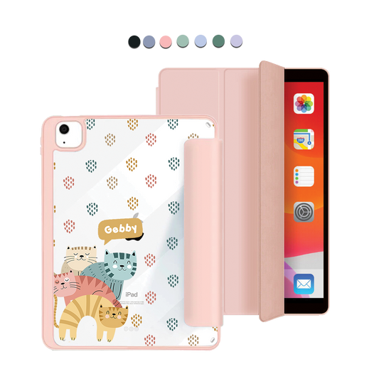 ฝาพับอะคริลิกสำหรับ iPad - Rainbow Meow 2.0