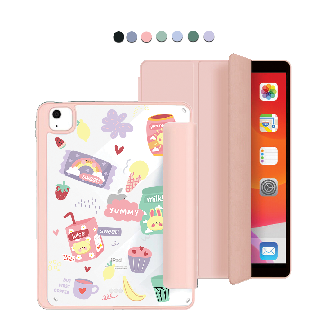 ฝาพับอะคริลิกสำหรับ iPad - สีหวานอร่อย