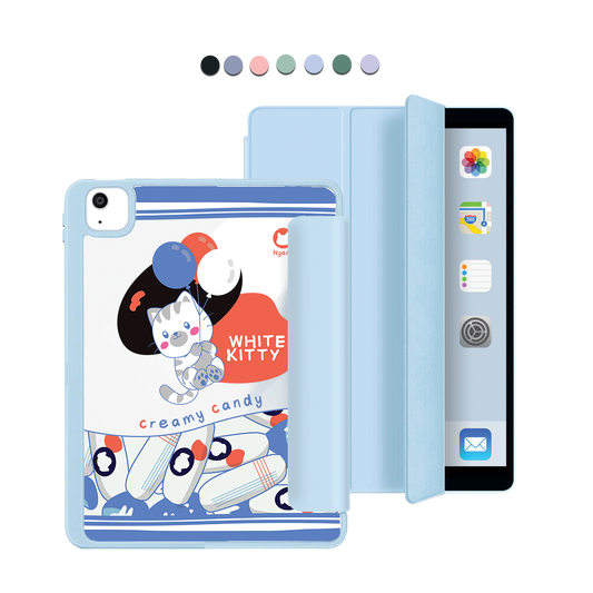 ฝาพับอะคริลิกสำหรับ iPad - คิตตี้สีขาว