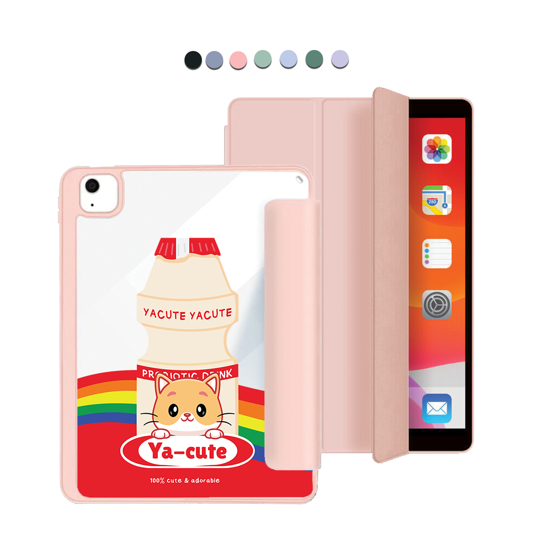 ฝาพับอะคริลิกสำหรับ iPad - Yacute Cat