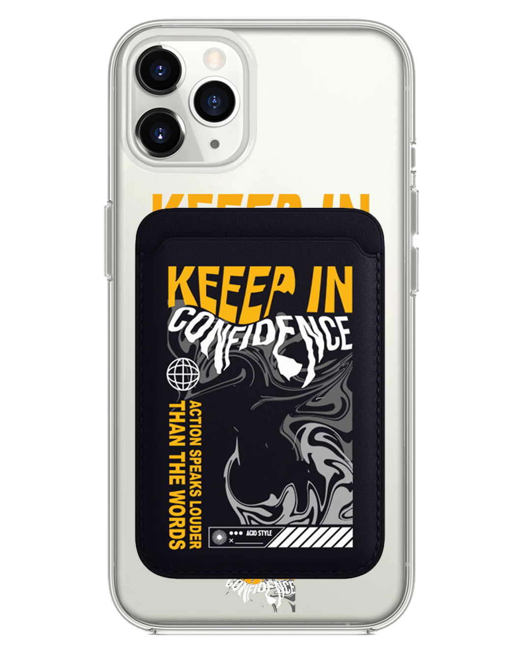 iPhone Magnetic Wallet Case - Keep in Confidence