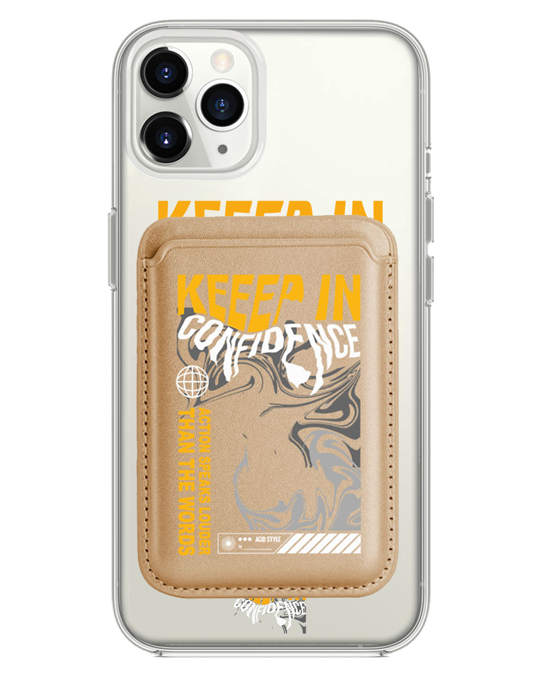iPhone Magnetic Wallet Case - Keep in Confidence