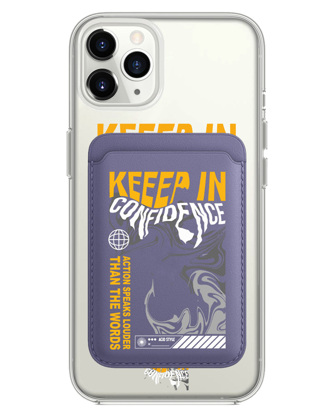 iPhone Magnetic Wallet Case - Keep in Confidence