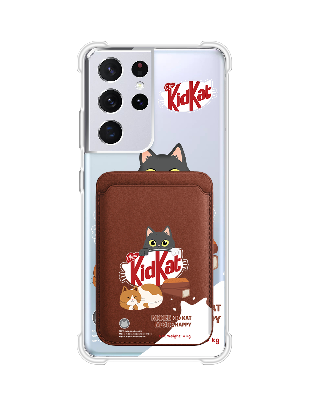 Android Magnetic Wallet Case - Kidkat