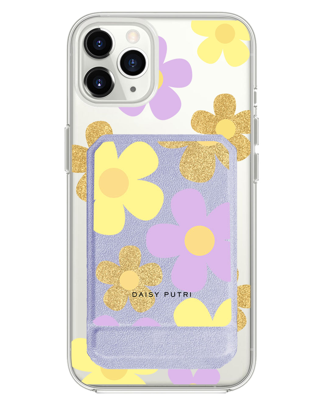 iPhone Magnetic Multifold Wallet - Daisy Twinkle