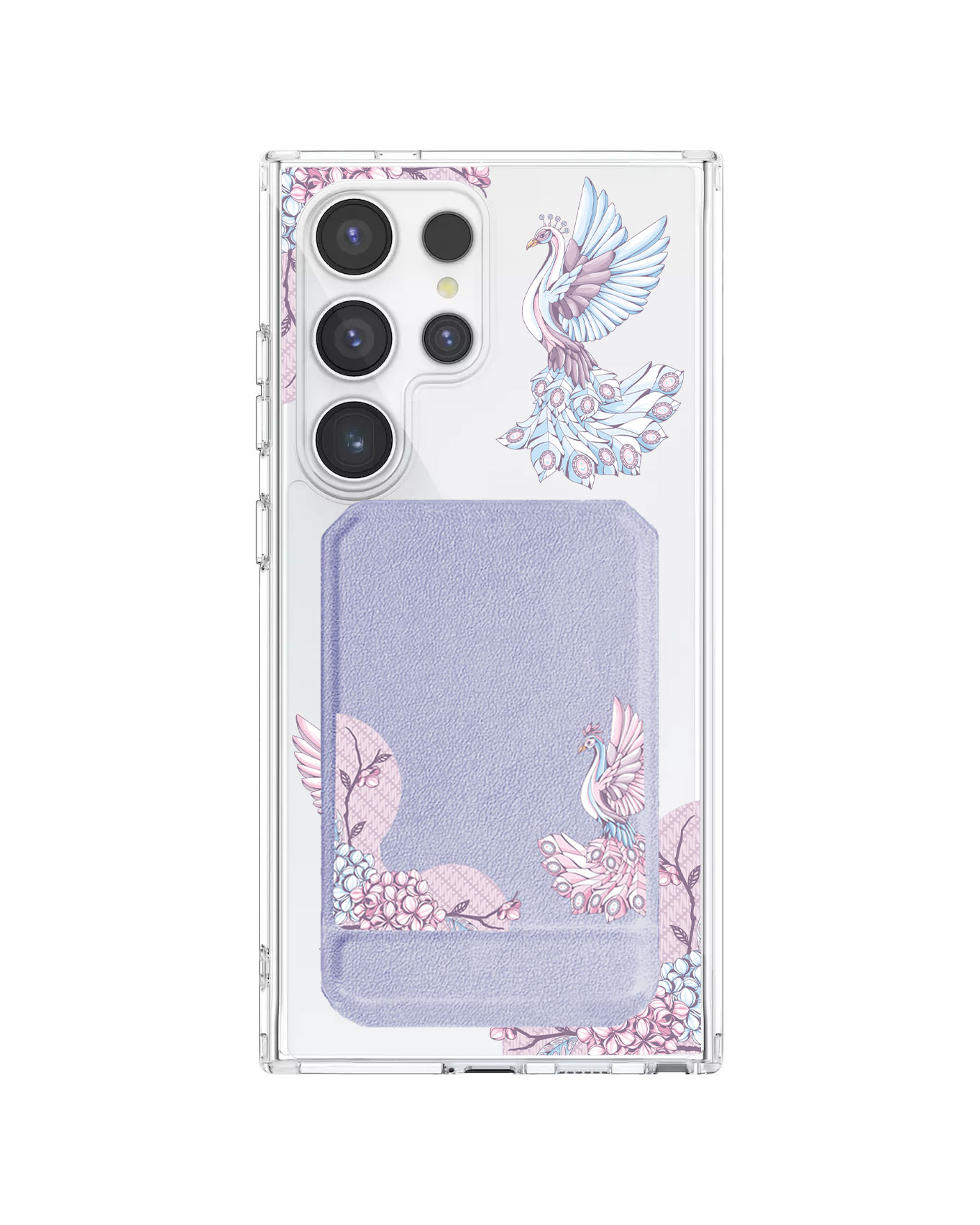 Android Magnetic Multifold Wallet - Peacock 2.0