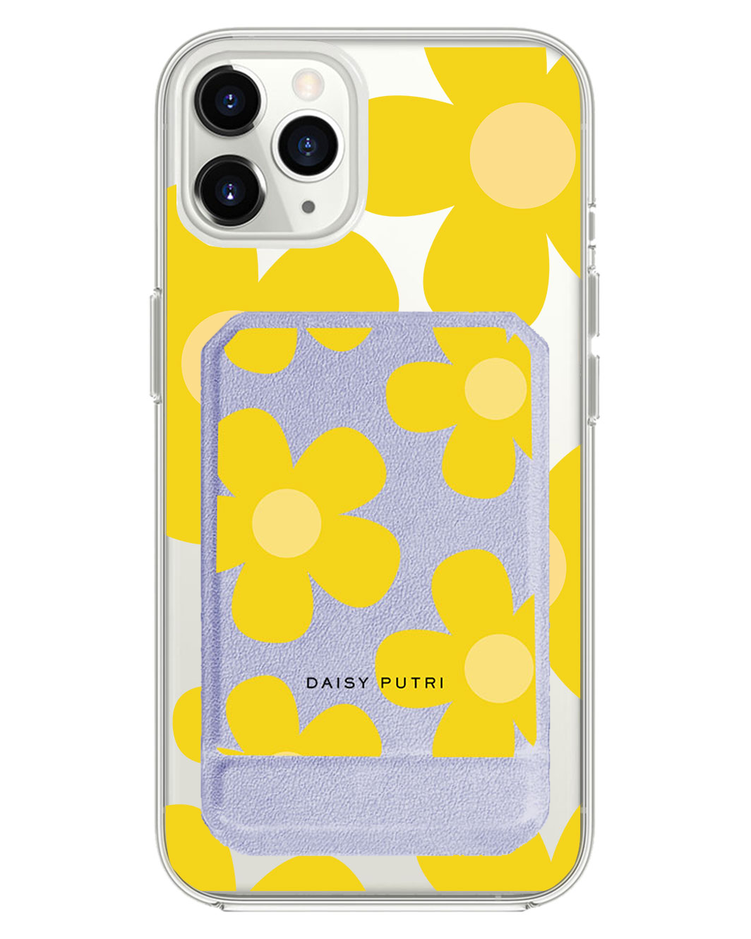 iPhone Magnetic Multifold Wallet - Daisy Sunshine