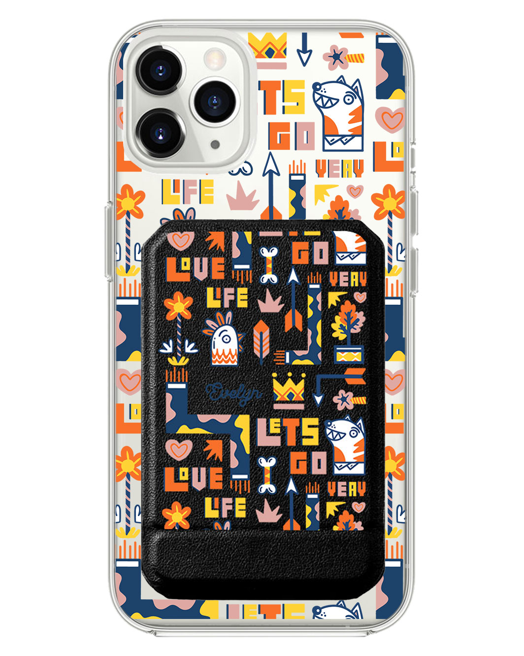 iPhone Magnetic Multifold Wallet - Life in Color