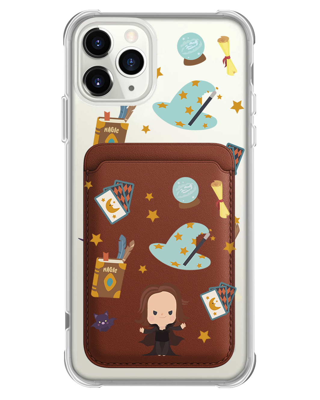 iPhone Magnetic Wallet Case - Little Hogwarts