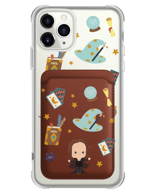 iPhone Magnetic Wallet Case - Little Hogwarts