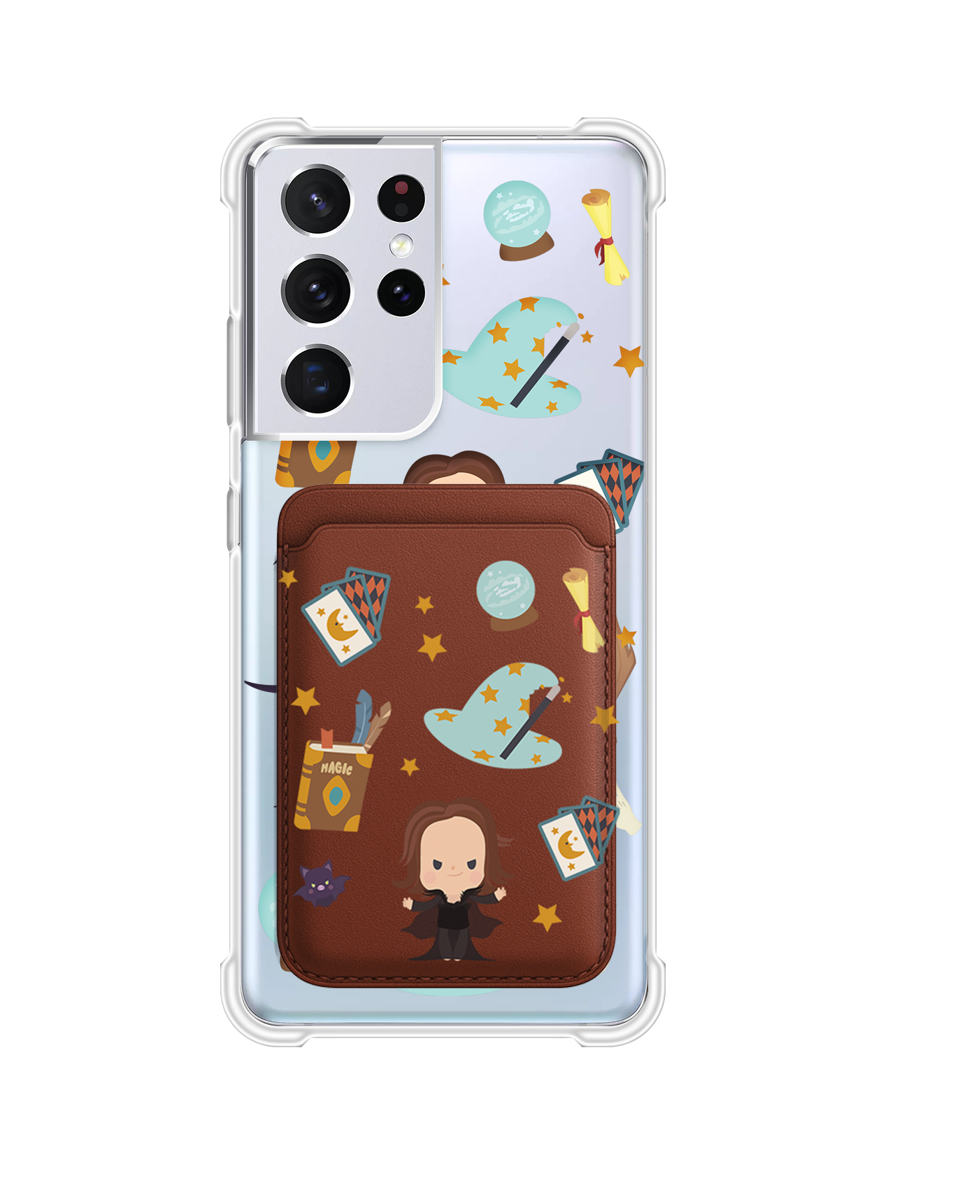 Android Magnetic Wallet Case - Little Hogwarts