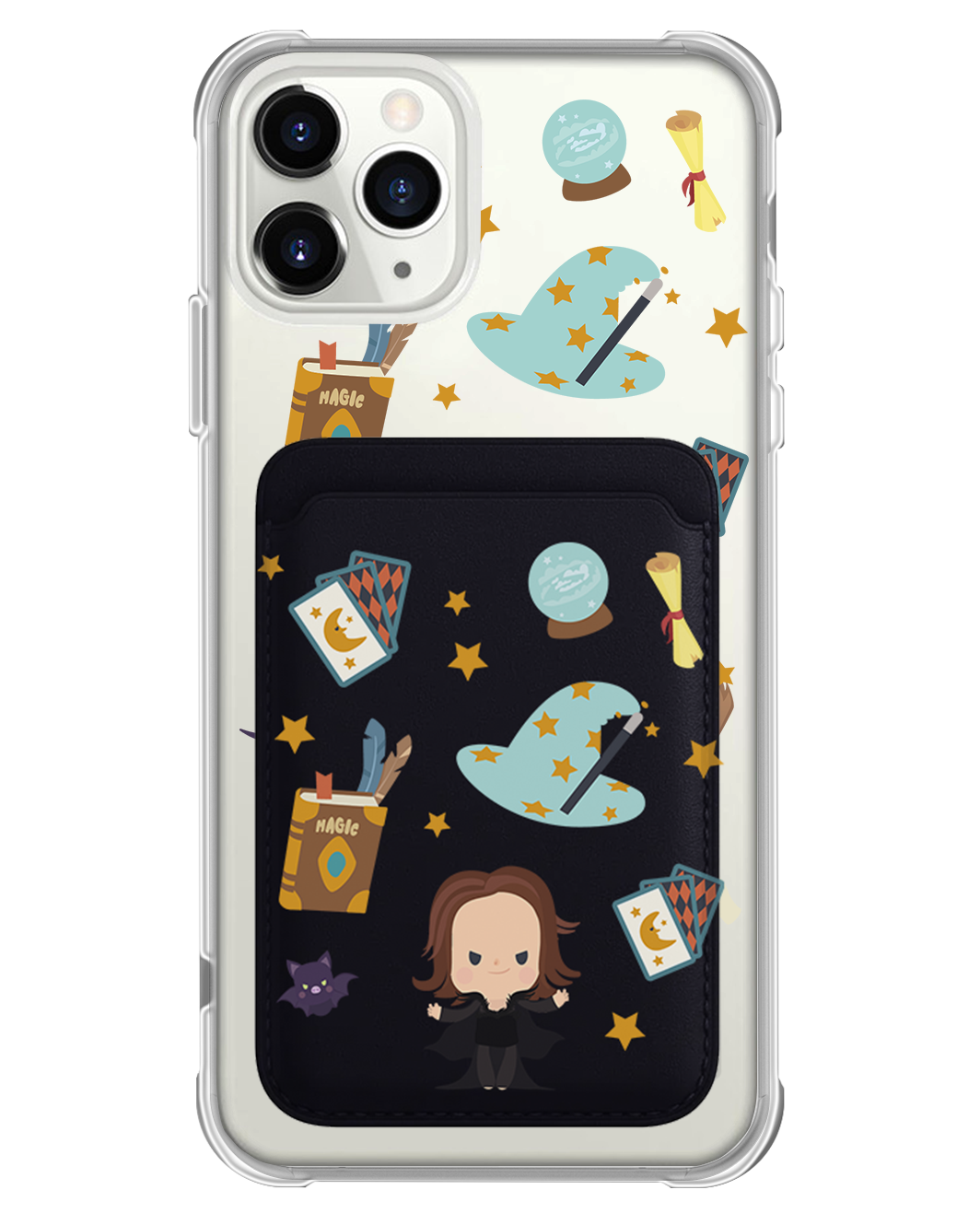 iPhone Magnetic Wallet Case - Little Hogwarts
