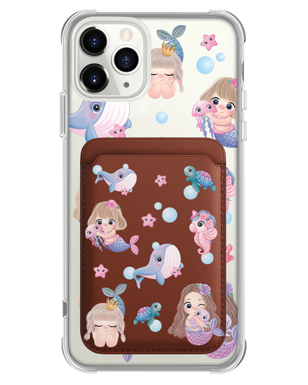 iPhone Magnetic Wallet Case - Little Mermaid