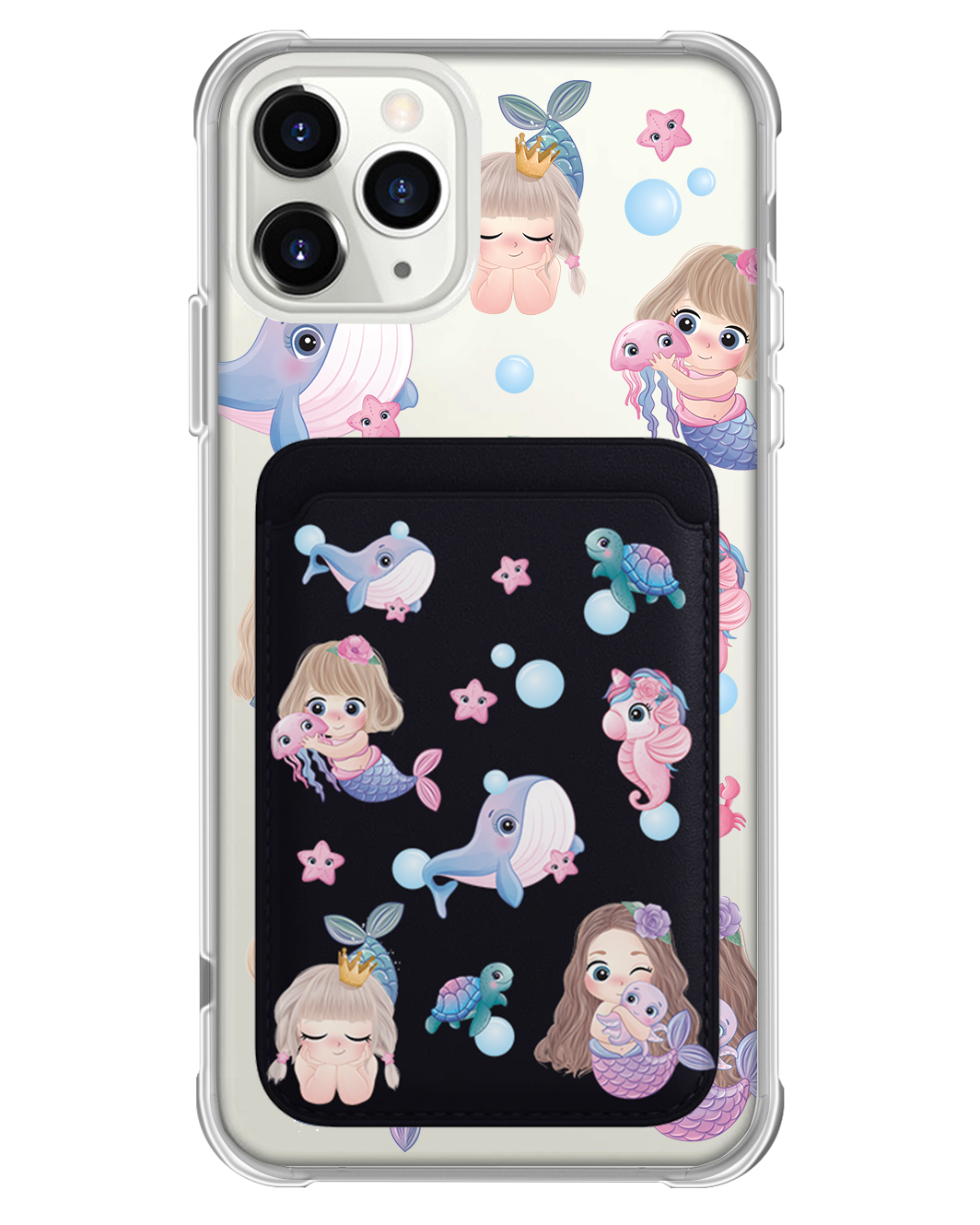 iPhone Magnetic Wallet Case - Little Mermaid