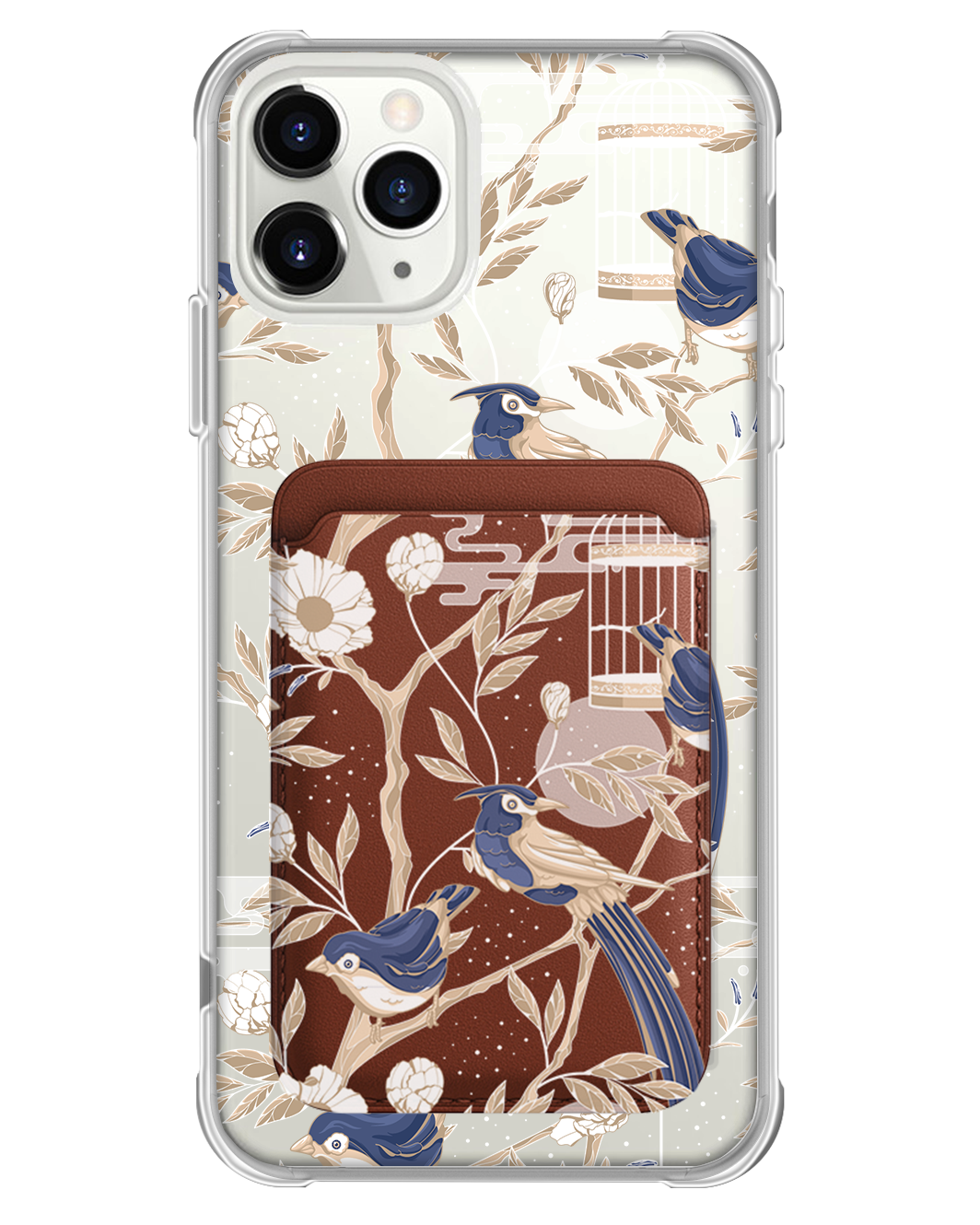 iPhone Magnetic Wallet Case - Lovebird 1.0