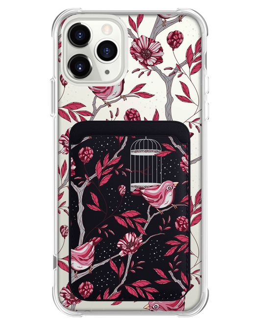 iPhone Magnetic Wallet Case - Lovebird 11.0