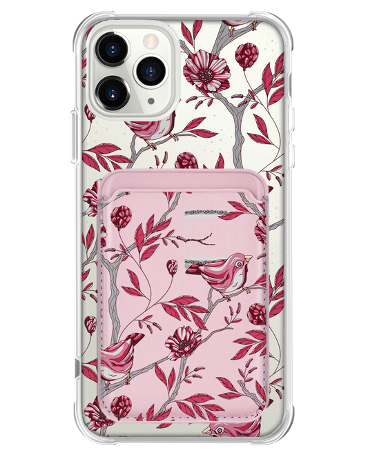 iPhone Magnetic Wallet Case - Lovebird 11.0