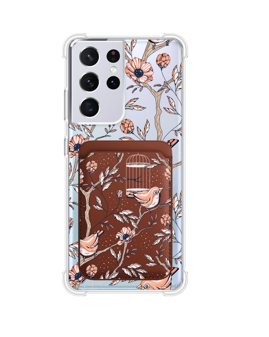 Android Magnetic Wallet Case - Lovebird 13.0
