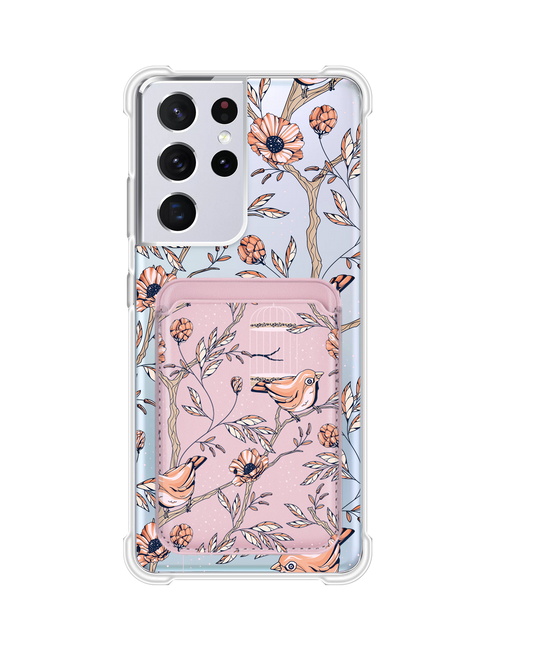 Android Magnetic Wallet Case - Lovebird 13.0