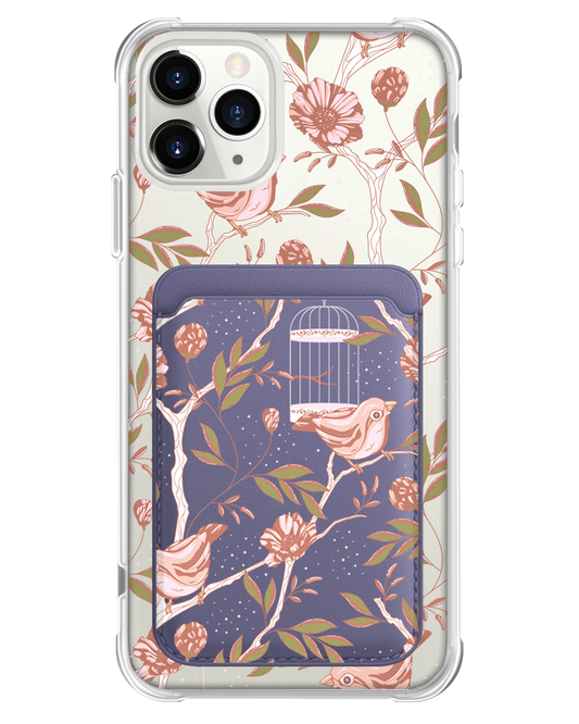 iPhone Magnetic Wallet Case - Lovebird 14.0