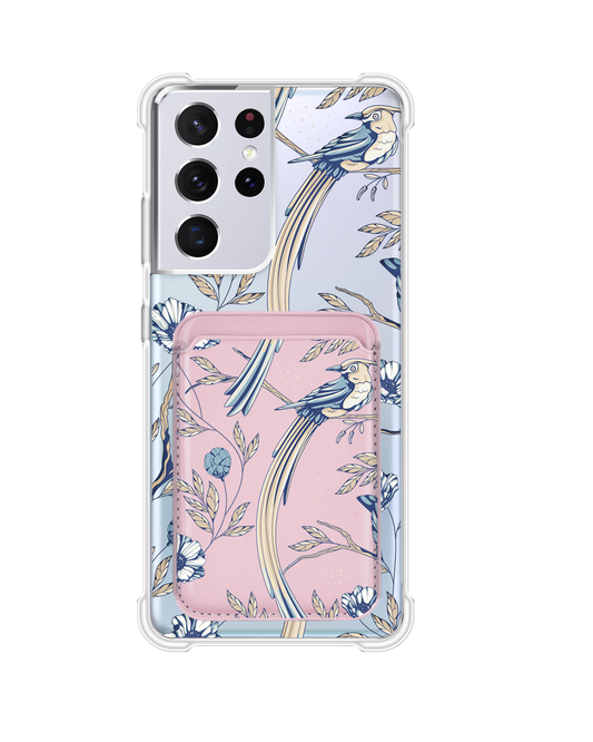 Android Magnetic Wallet Case - Lovebird 5.0