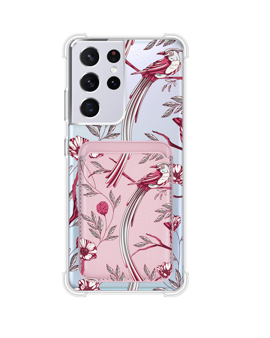 Android Magnetic Wallet Case - Lovebird 6.0