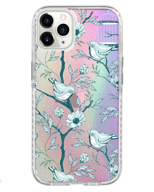 غطاء حماية خلفي لهاتف iPhone - Lovebird Monochrome 6.0