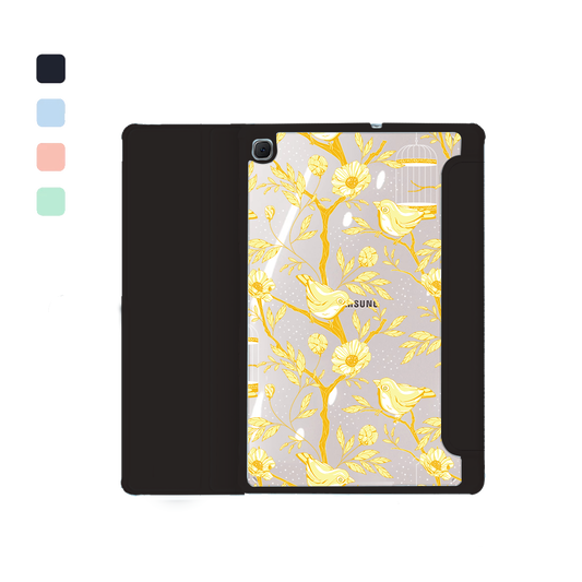 غطاء قابل للطي لجهاز Android Tab - Lovebird Monochrome 2.0
