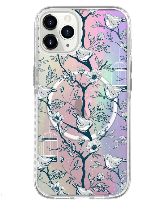 غطاء حماية خلفي لهاتف iPhone - Lovebird أحادي اللون