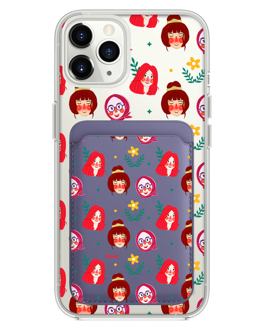 เคส iPhone แบบแม่เหล็ก - Lovely Faces