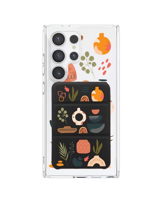 เคสกระเป๋าสตางค์พับสามทบแบบแม่เหล็กสำหรับ Android - มินิมอล