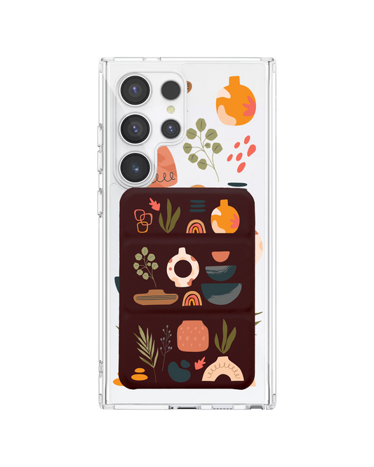 เคสกระเป๋าสตางค์พับสามทบแบบแม่เหล็กสำหรับ Android - มินิมอล