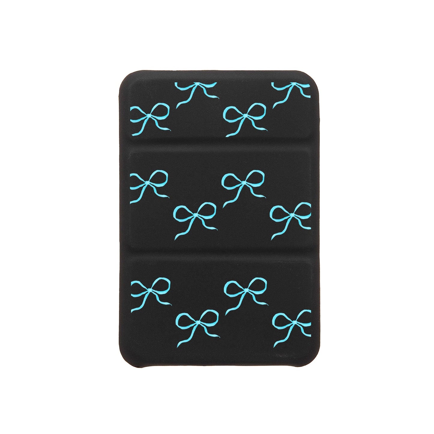 เคสพับสามทบแบบแม่เหล็กสำหรับ iPhone - Coquette Blue Bow