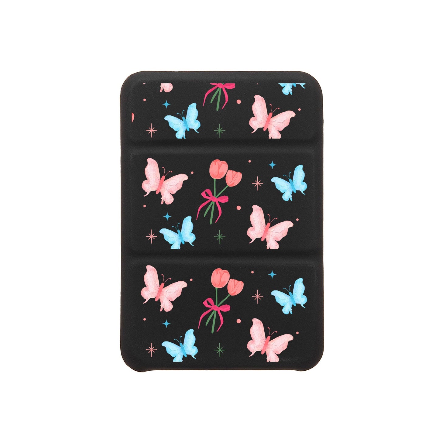 เคสพับสามทบแม่เหล็กสำหรับ iPhone - Coquette Butterfly