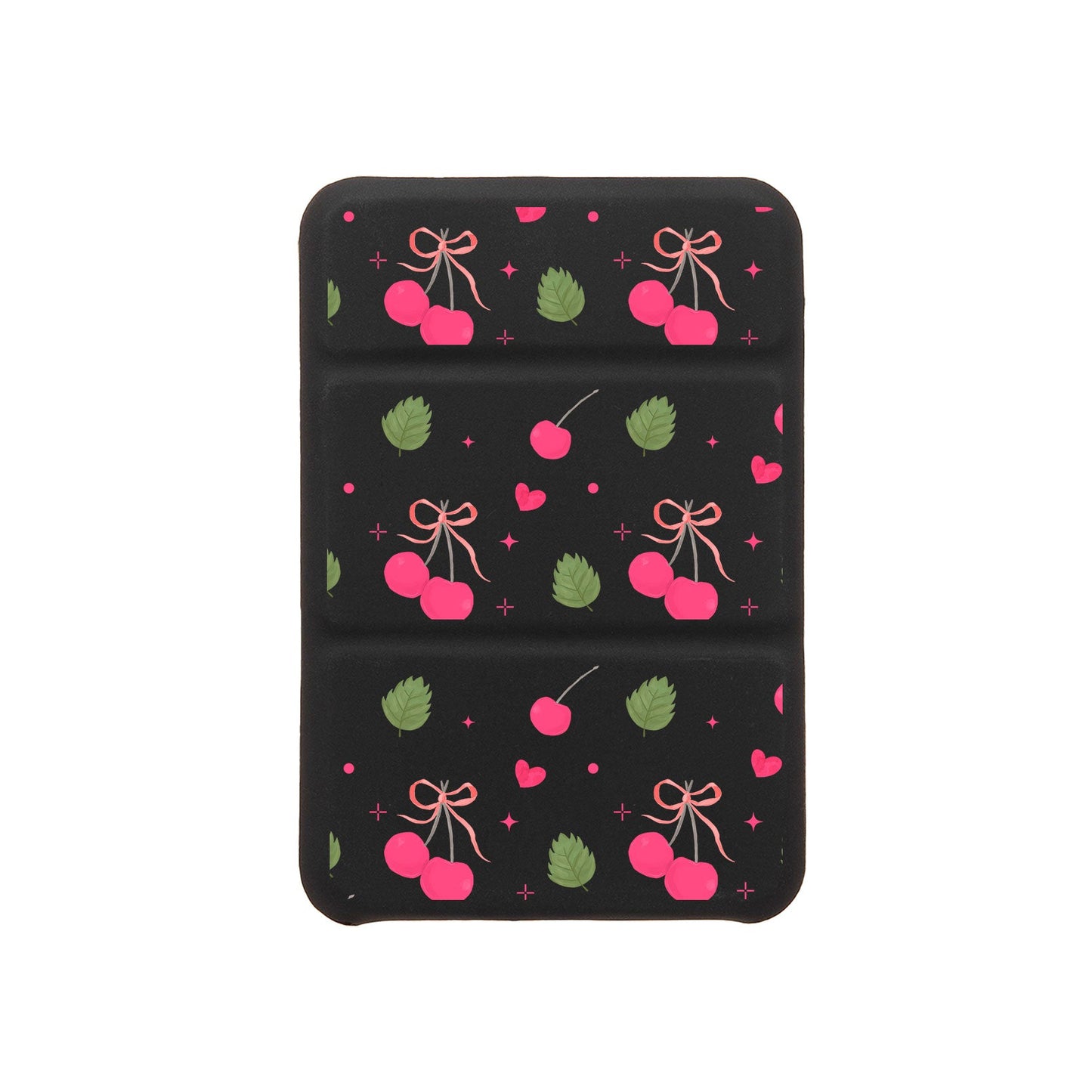 เคสกระเป๋าสตางค์พับสามทบแบบแม่เหล็กสำหรับ Android - Coquette Cherry