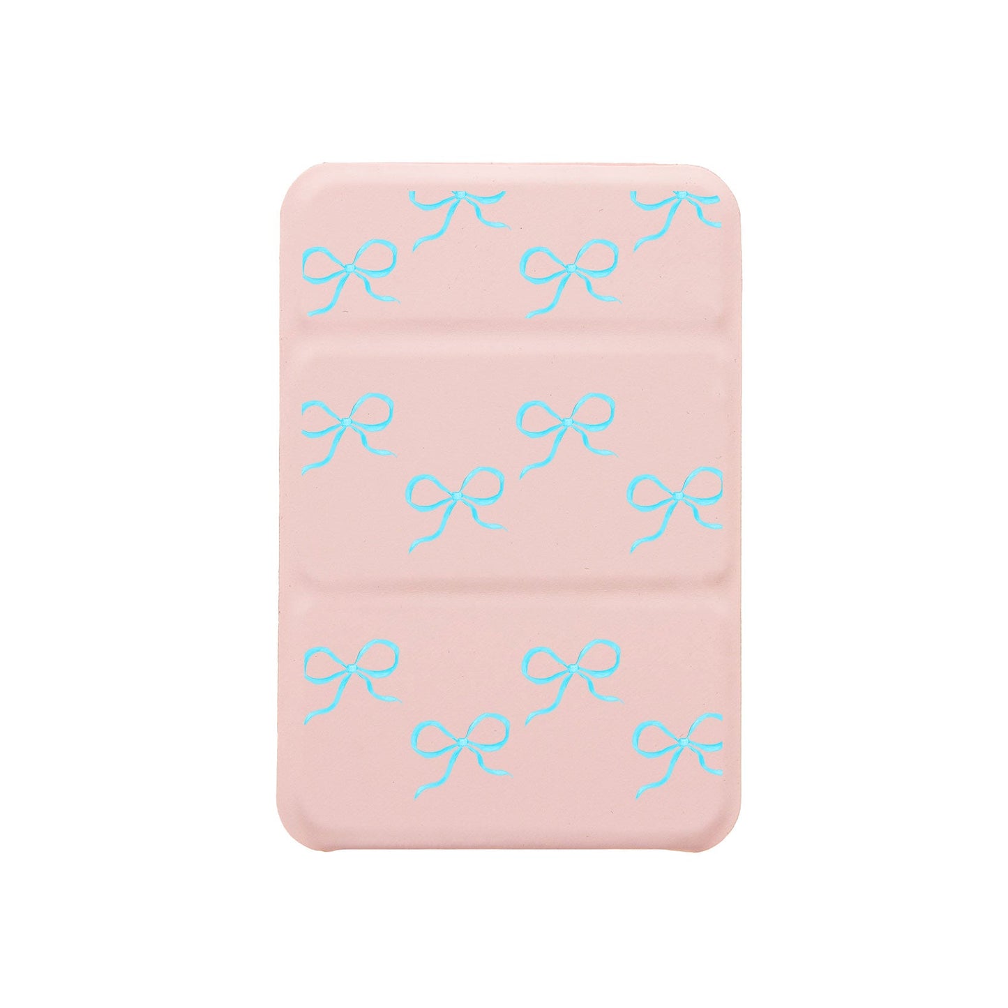 เคสพับสามทบแบบแม่เหล็กสำหรับ iPhone - Coquette Blue Bow