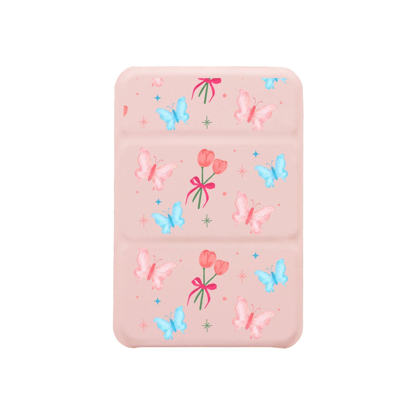 เคสพับสามทบแม่เหล็กสำหรับ iPhone - Coquette Butterfly