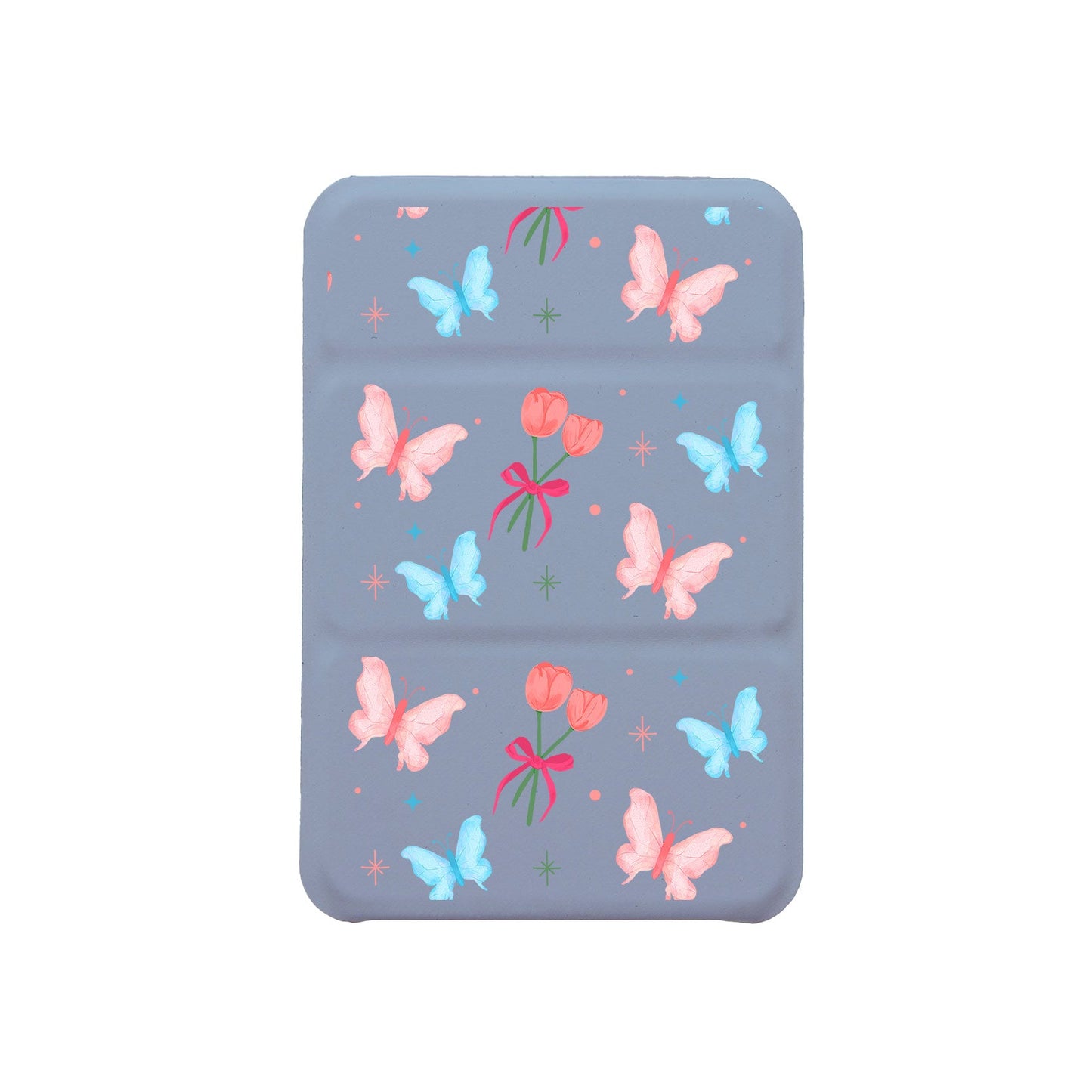เคสพับสามทบแม่เหล็กสำหรับ iPhone - Coquette Butterfly
