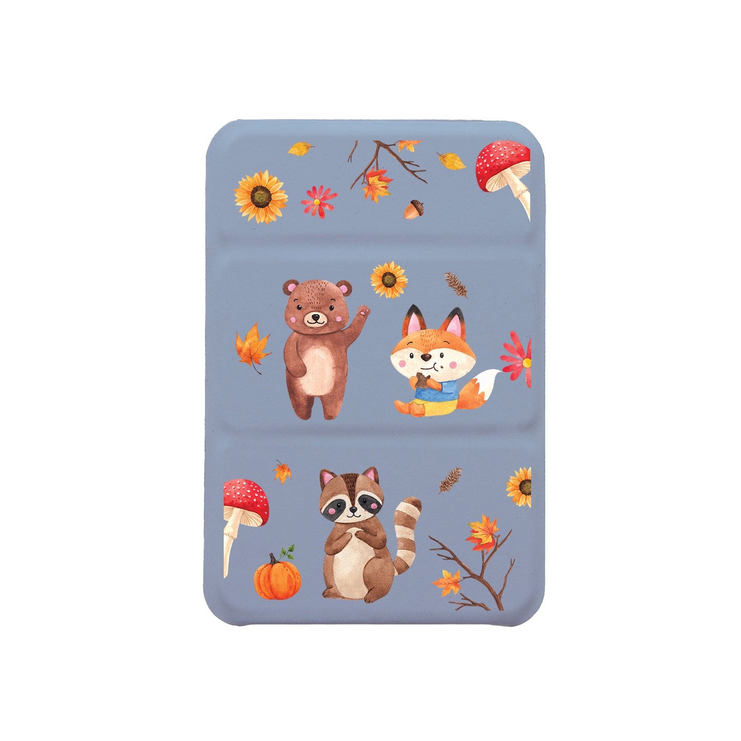 เคสพับสามทบแม่เหล็กสำหรับ iPhone - สัตว์ประจำฤดูใบไม้ร่วง