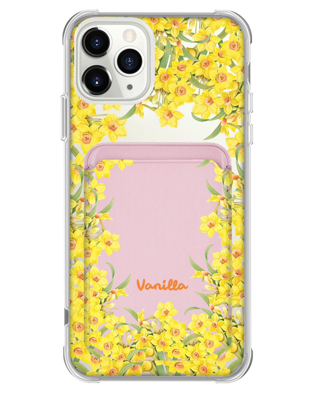 iPhone Magnetic Wallet Case - March Daffodils