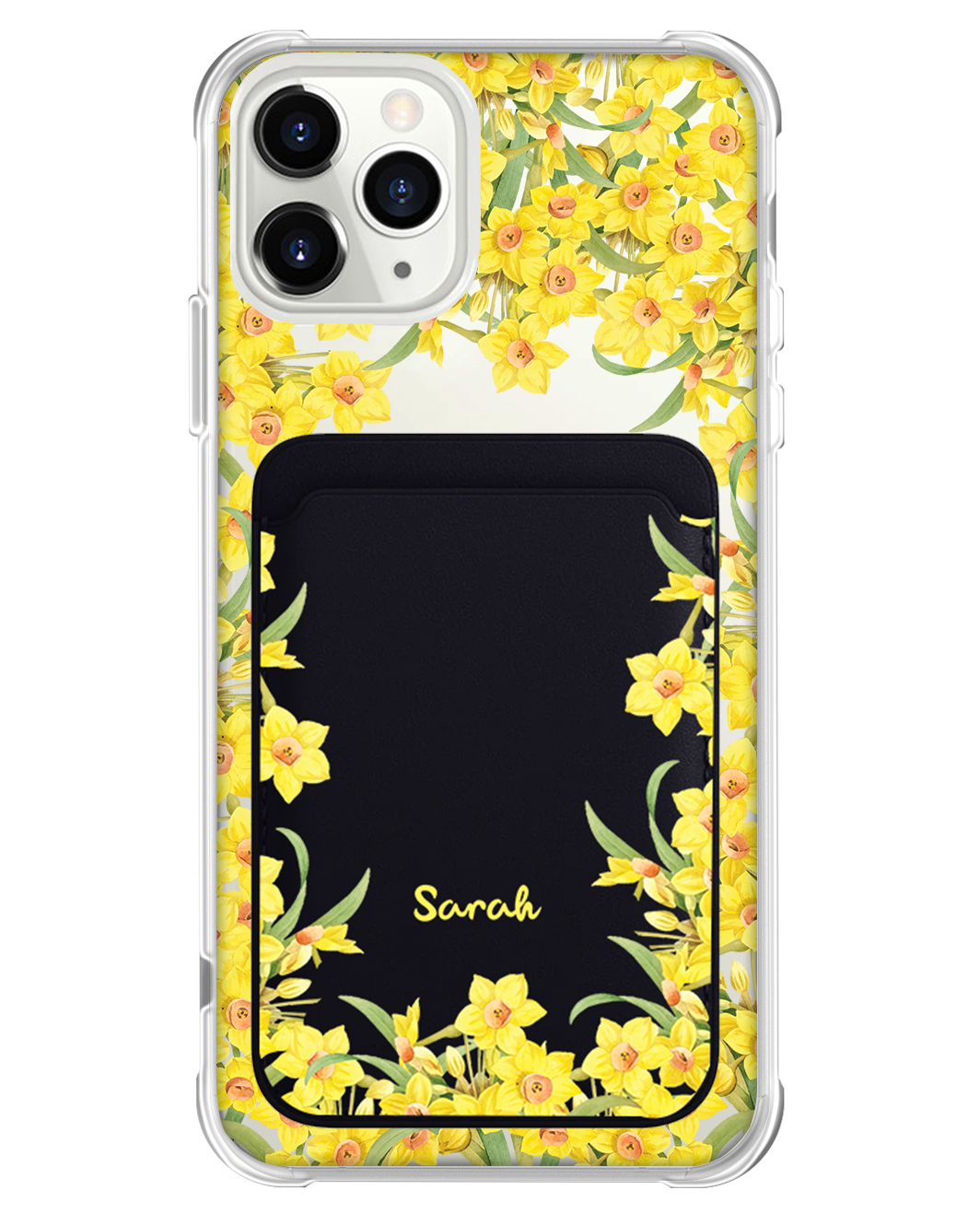 iPhone Magnetic Wallet Case - March Daffodils