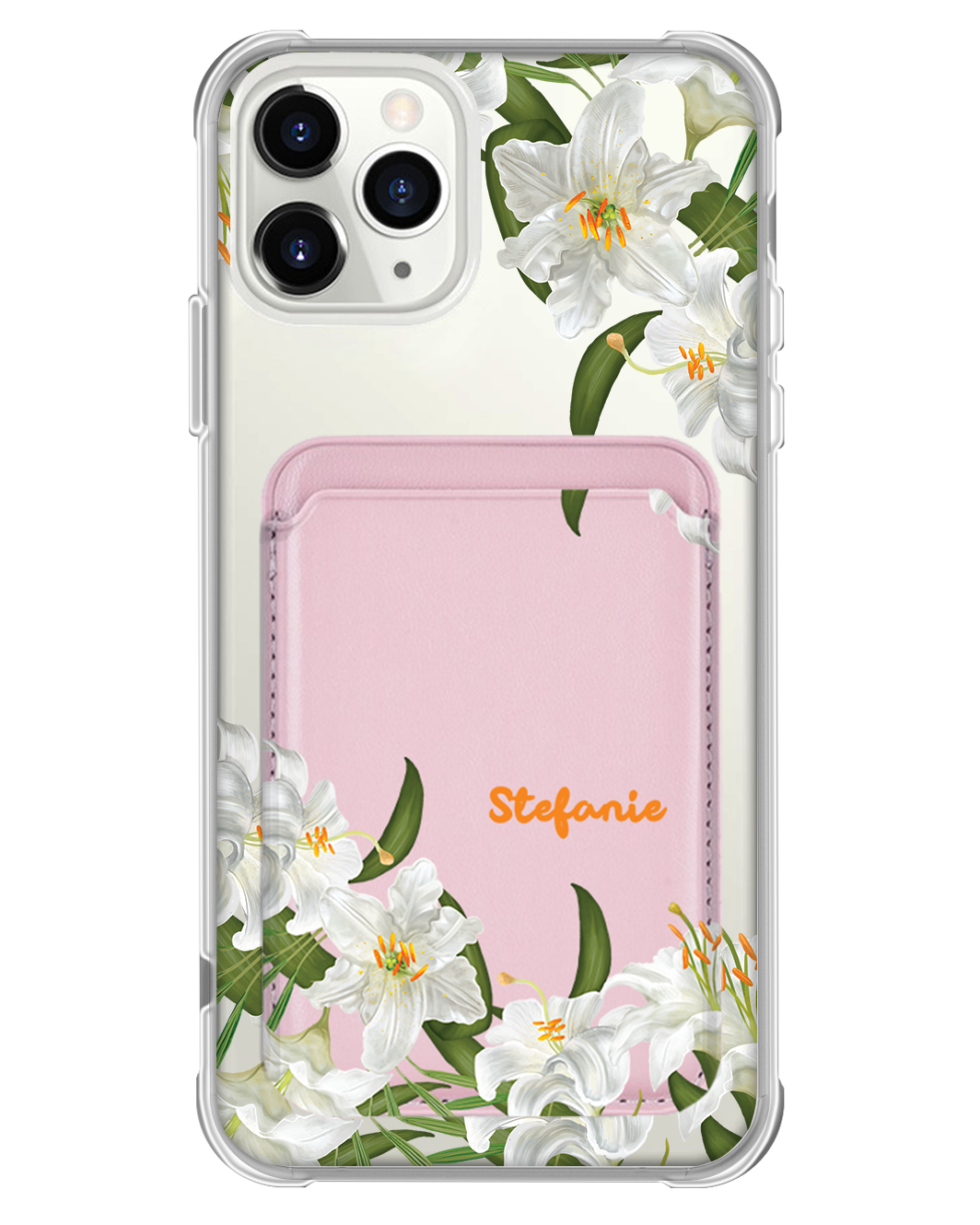 iPhone Magnetic Wallet Case - May Lily of the Valley