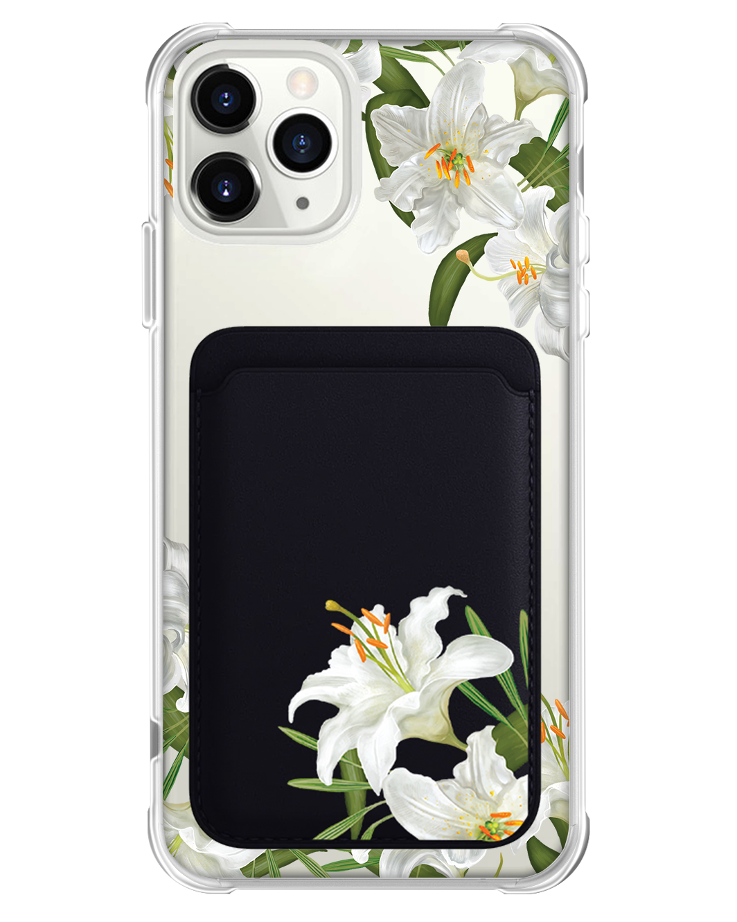 iPhone Magnetic Wallet Case - May Lily of the Valley