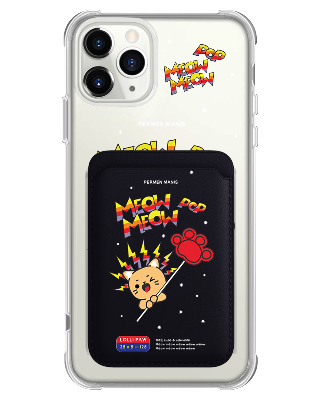 حافظة مغناطيسية لهاتف iPhone - Meow Pop 2.0